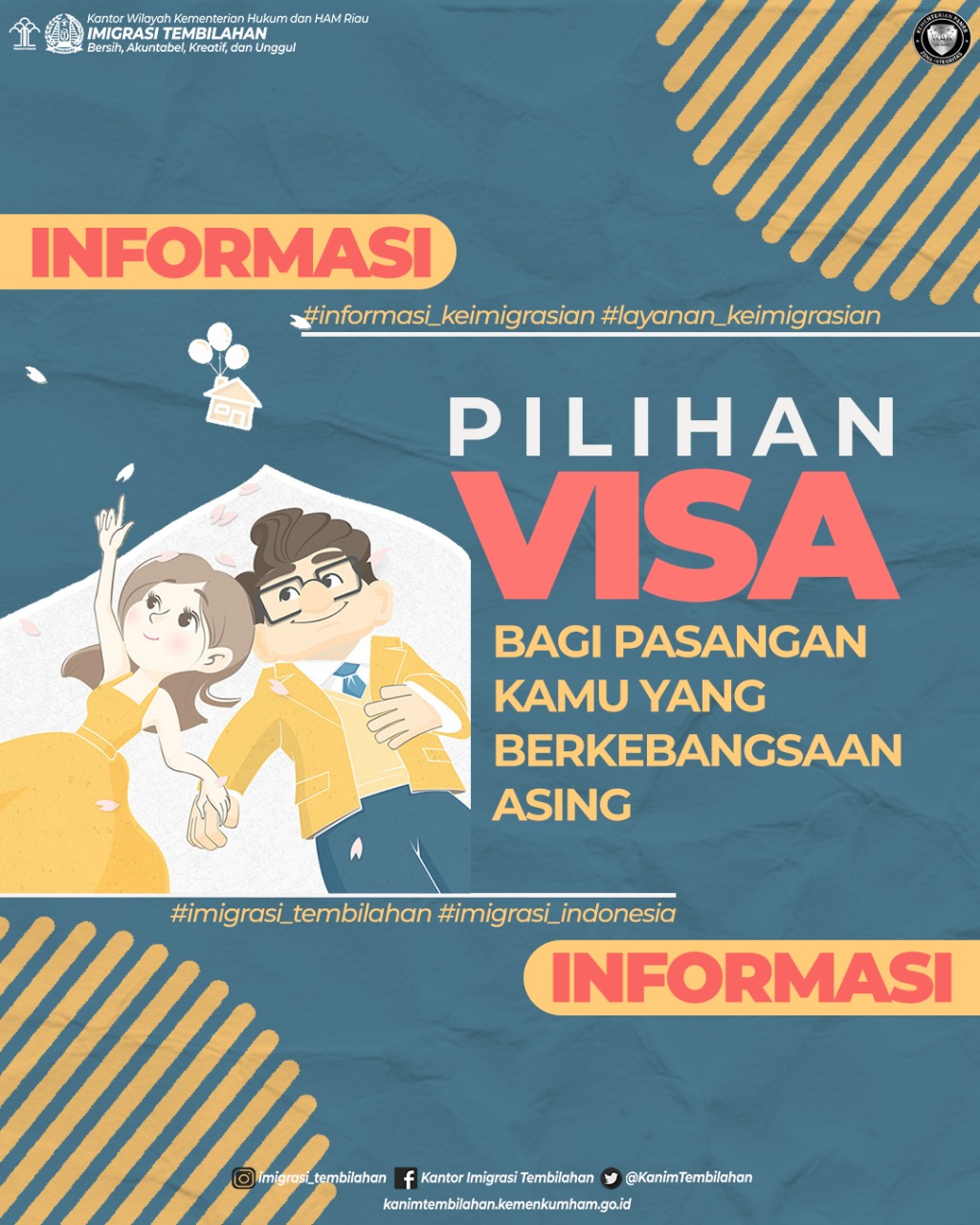 Pilihan VISA bagi Pasangan kamu yang berkebangsaan Asing!